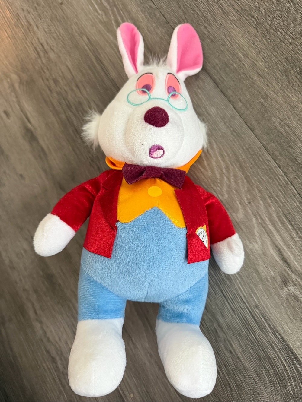 Disney Alice in Wonderland White Rabbit Plush